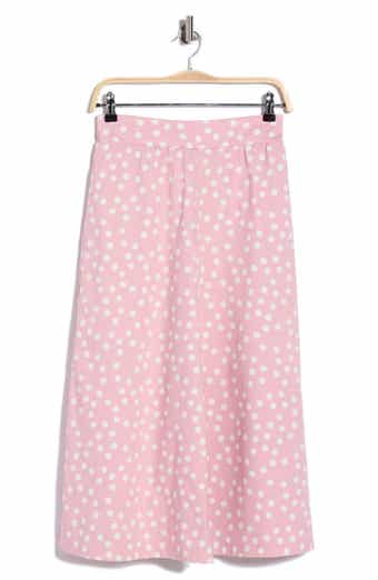 Polka Dot Wide Leg Capri Pants