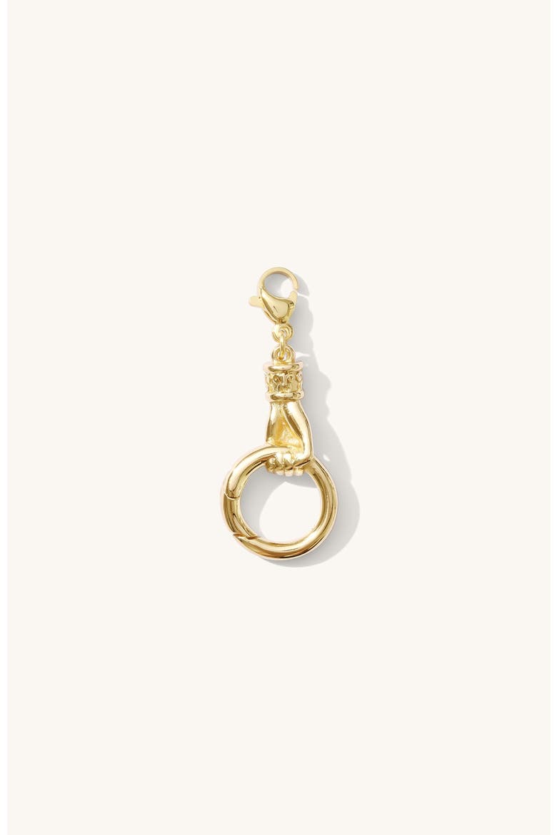 Curio Charm Connector, Main, color, Gold