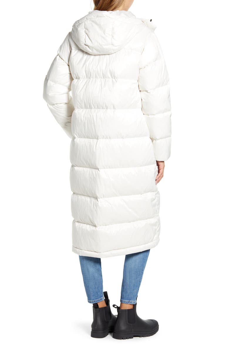 The ReNew Long Puffer Coat, Alternate, color, BONE