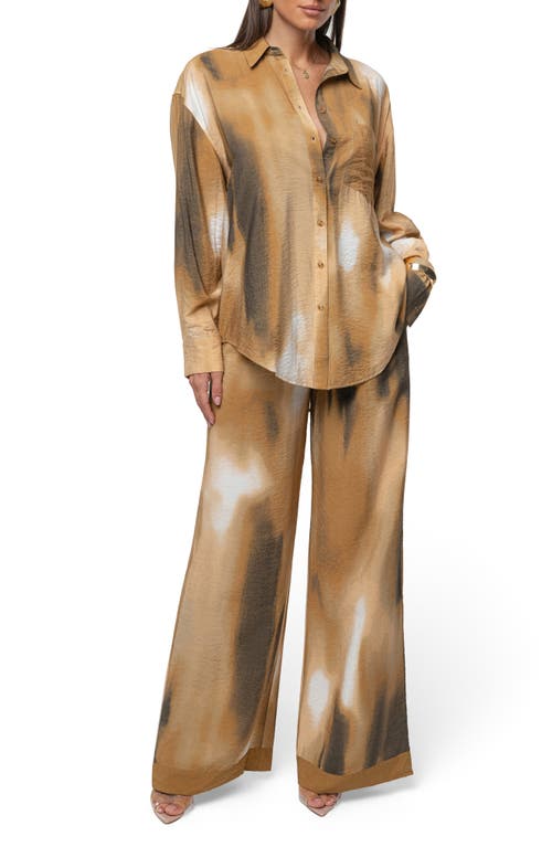 Jluxlabel Celestial Sands Shirt In Multi