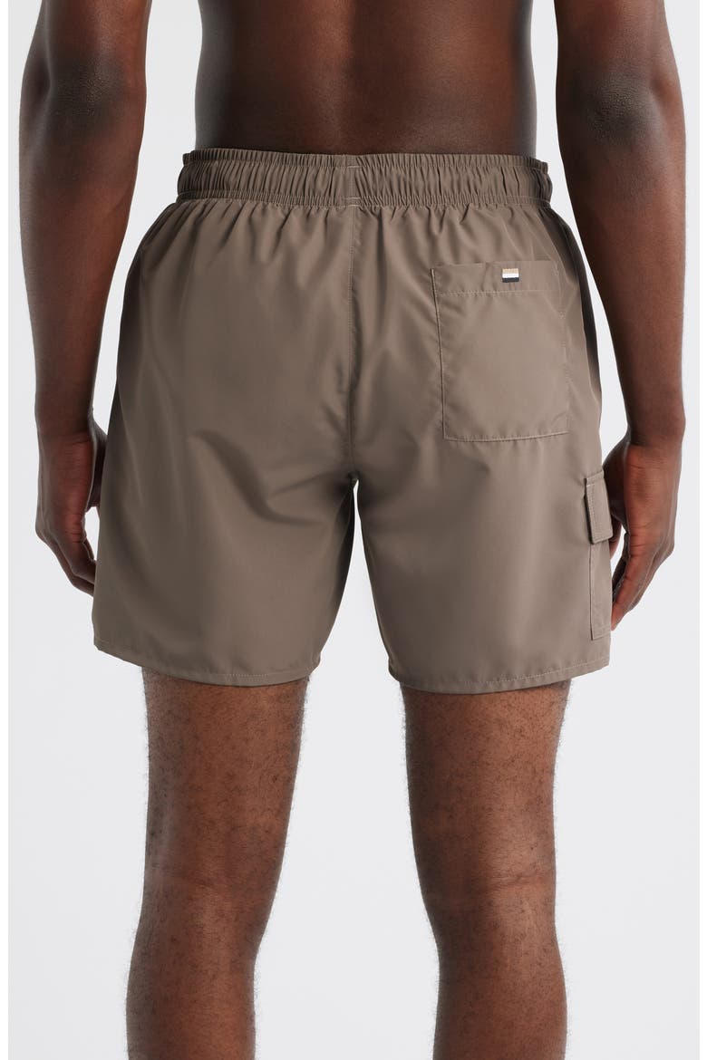 Dive Swim Trunks, Alternate, color, MEDIUM BROWN
