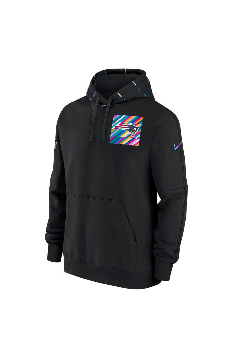Nike Men's Nike  Black New England Patriots 2023 NFL Crucial Catch Club Pullover Hoodie, Alternate, color, 