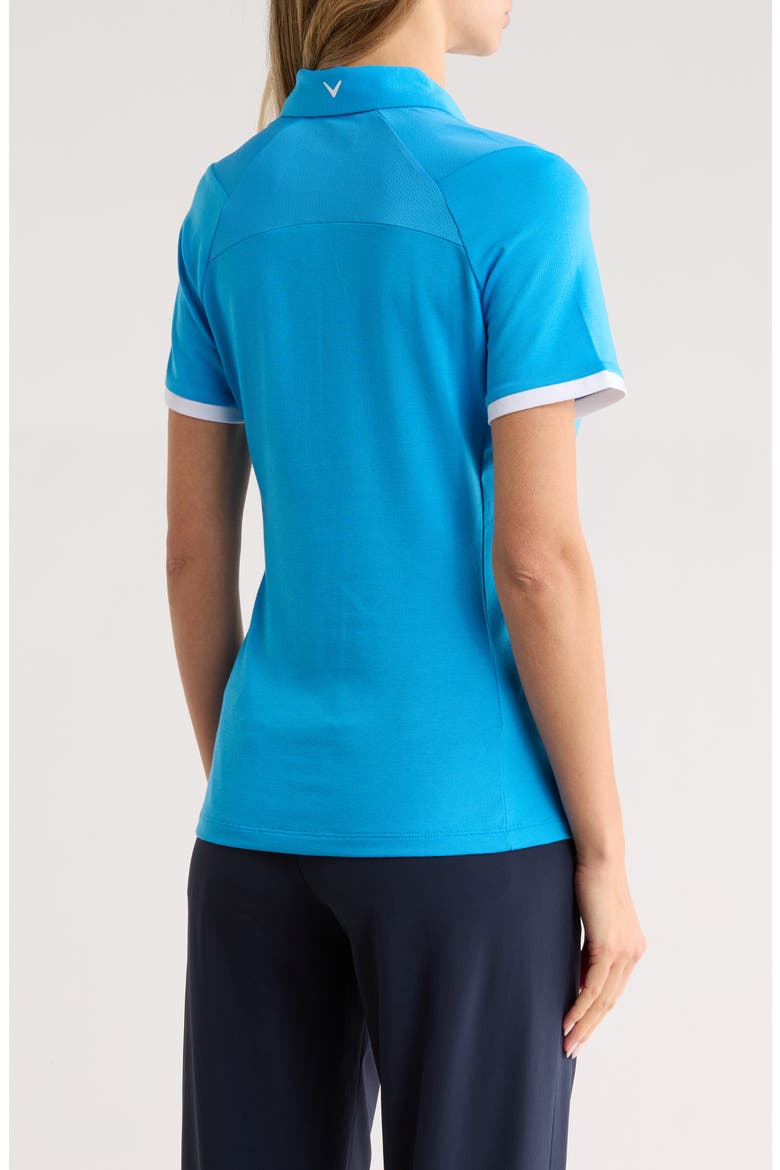 Colorblock Golf Polo, Alternate, color, IBIZA BLUE