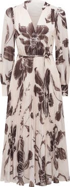 Ever New Saskia Long Sleeve Faux Wrap Dress