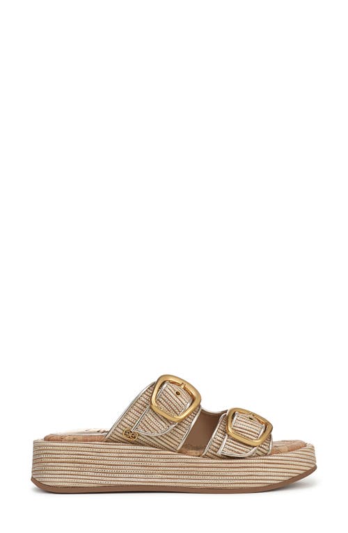 Sam Edelman Nerissa Two-strap Platform Sandal In Sunny Gold