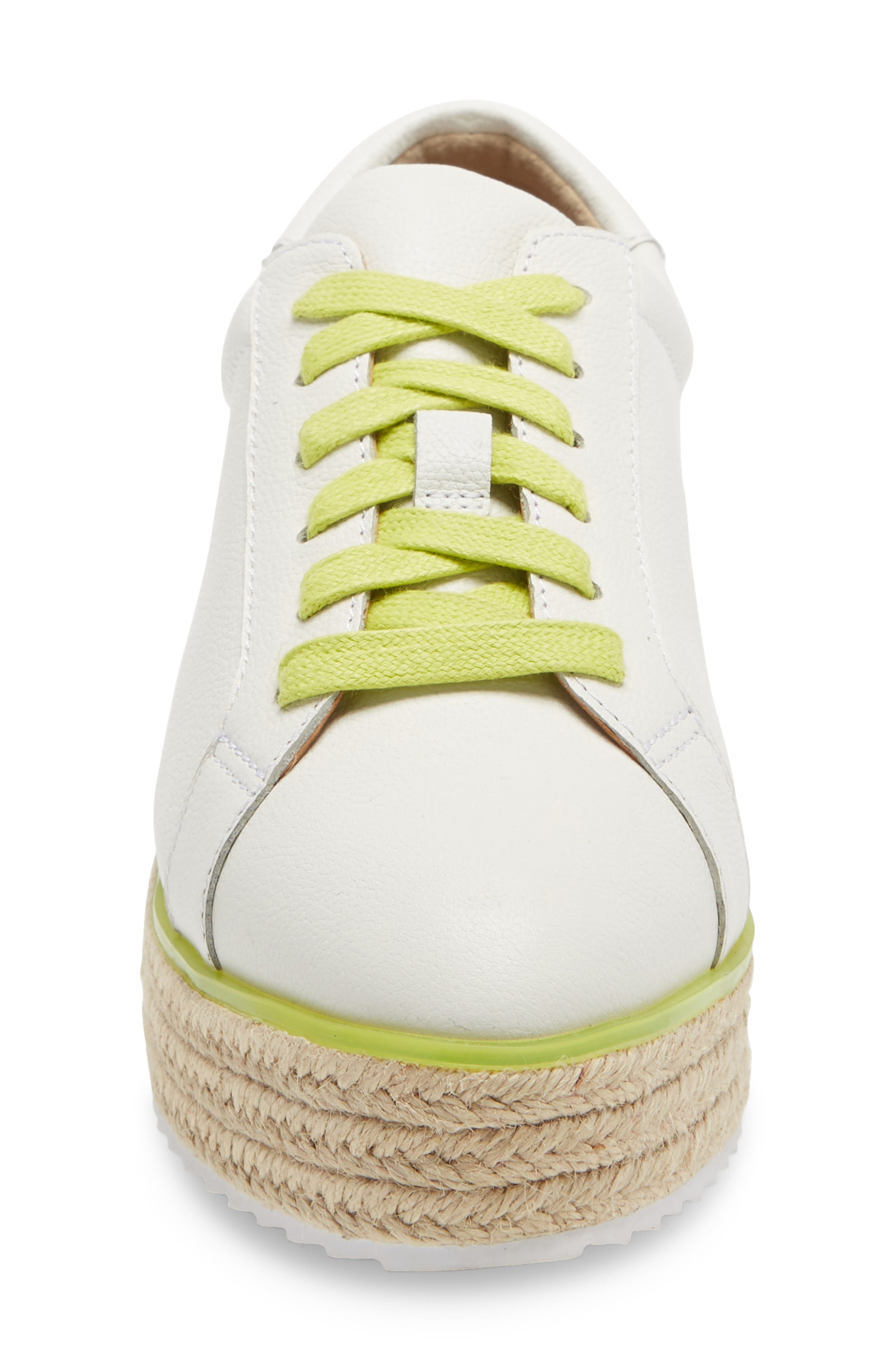 x Atlantic-Pacific Theodora Platform Sneaker, Alternate, color, WHITE TUMBLED LEATHER