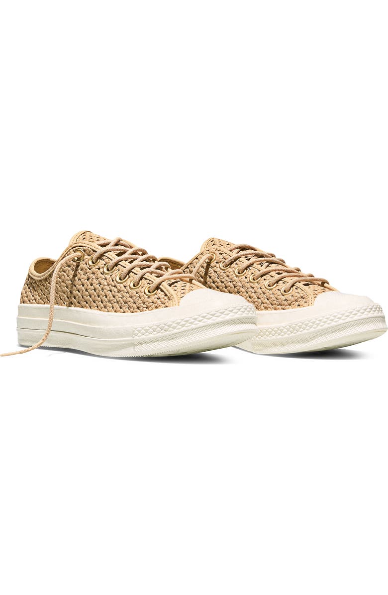 Converse Gender Inclusive Chuck 70 Woven Leather Sneaker, Main, color, Hay Day/ Hay Day/ Egret