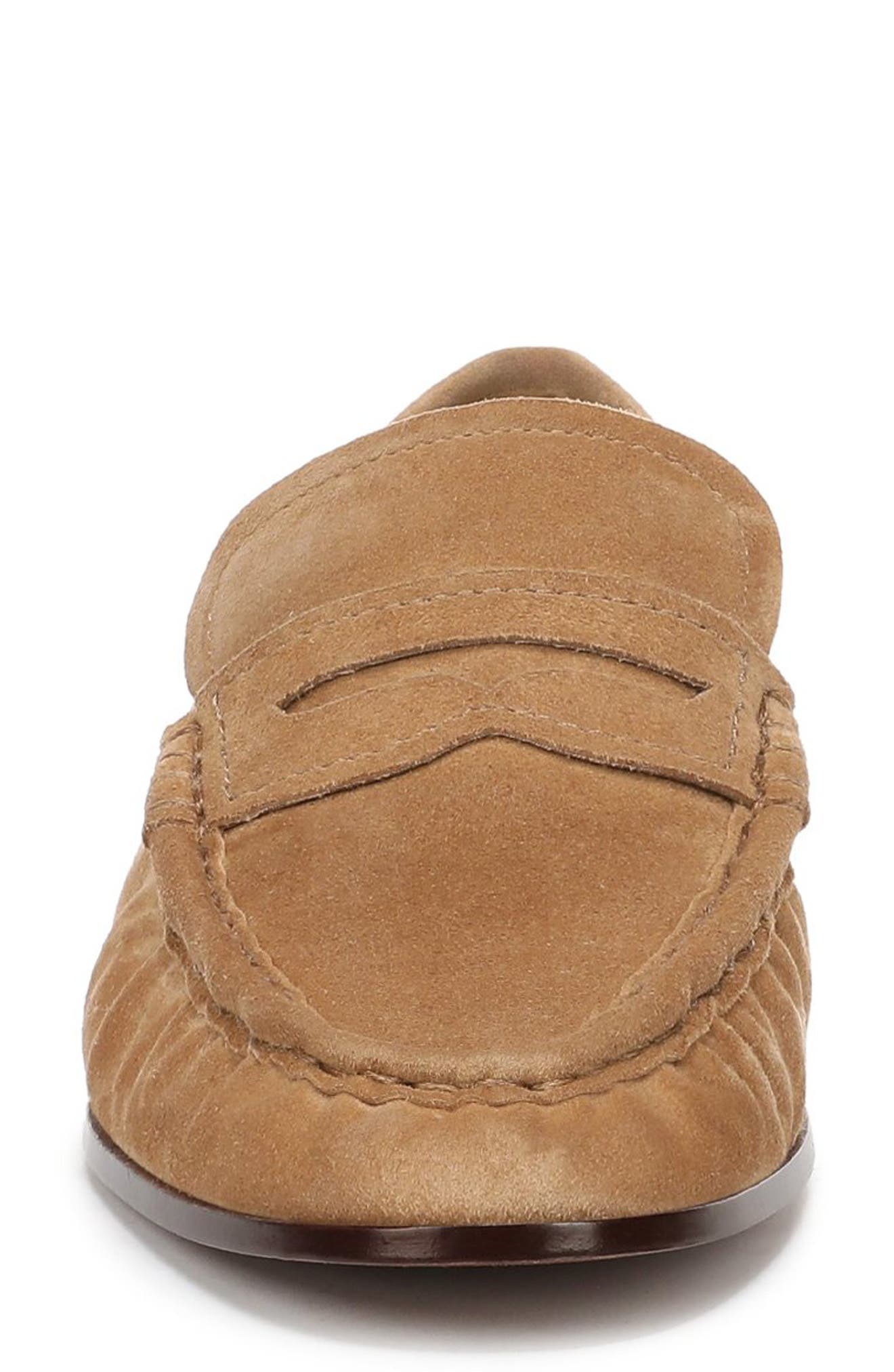 Lizbeth Moc Toe Loafer, Alternate, color, BAMBOO BROWN