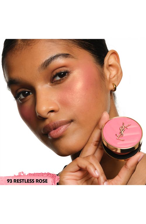 Saint Laurent Yves  Make Me Blush Bold Blurring Powder Blush In 93 Restless Rose
