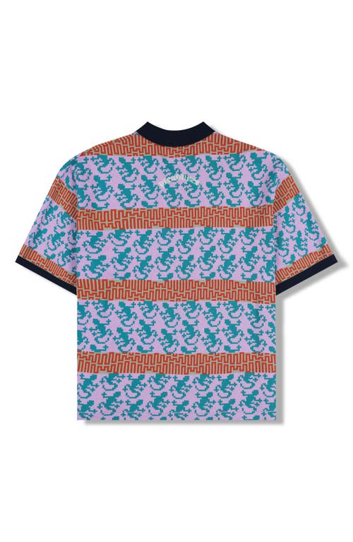 Pleasures Gecko Jacquard Regular Fit Polo Sweater