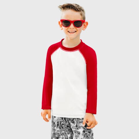 Boys UPF 50+ Long Sleeve Rashguard (Toddler/Kids)