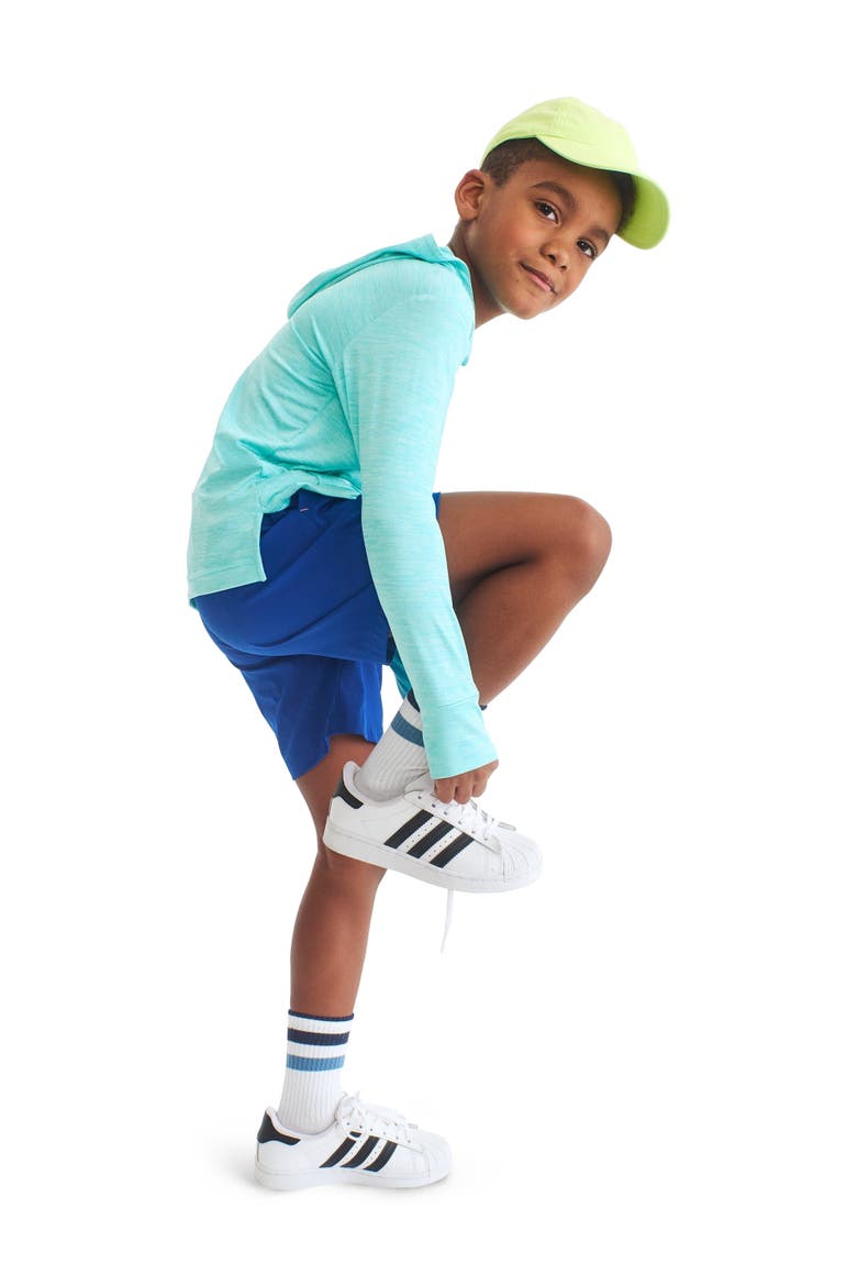 Kids Staycool Pullover Hoodie, Alternate, color, Coast