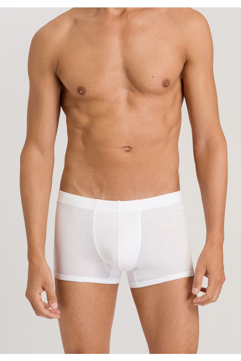 Sea Island Cotton Cotton Boxer Brief, Alternate, color, White