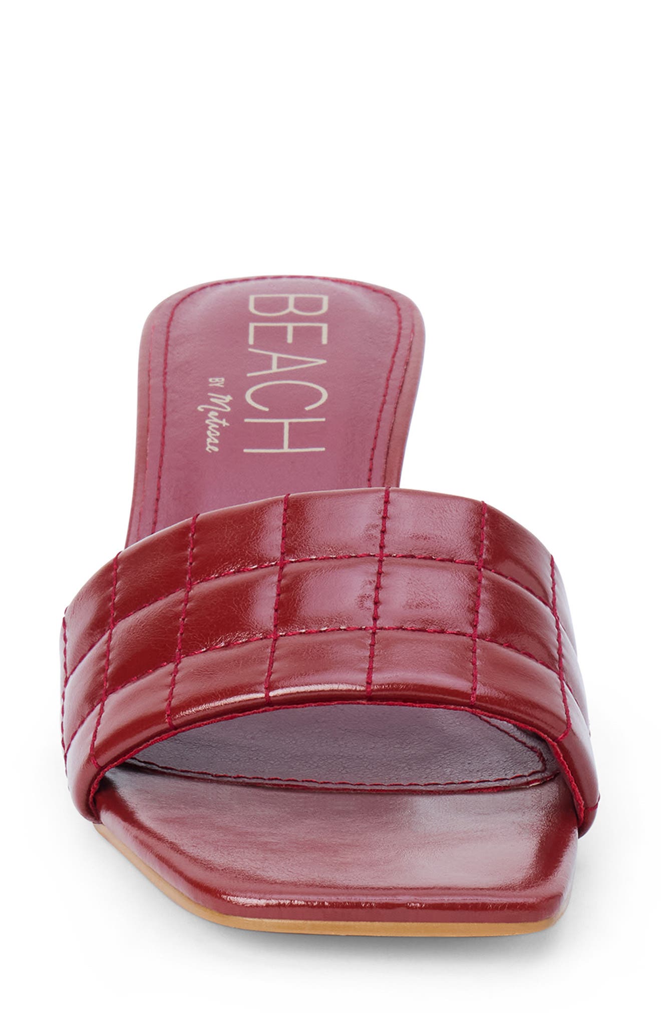 Rosana Kitten Heel Slide Sandal, Alternate, color, WINE