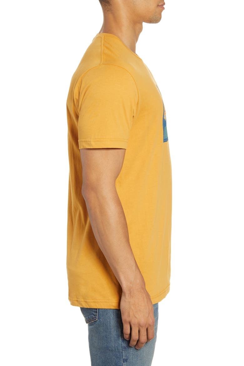 Boardie Badge Organic Cotton T-Shirt, Alternate, color, GLYPH GOLD
