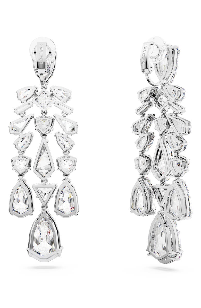 Swarovski Mesmera Crystal Chandelier Clip-On Earrings, Alternate, color,