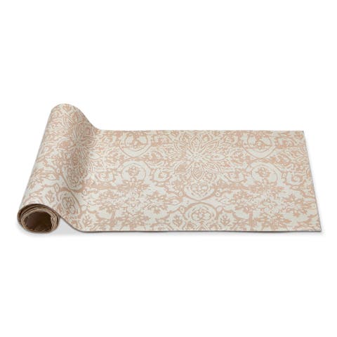 Starflower Multicolor Cotton Table Runner Spring Decor