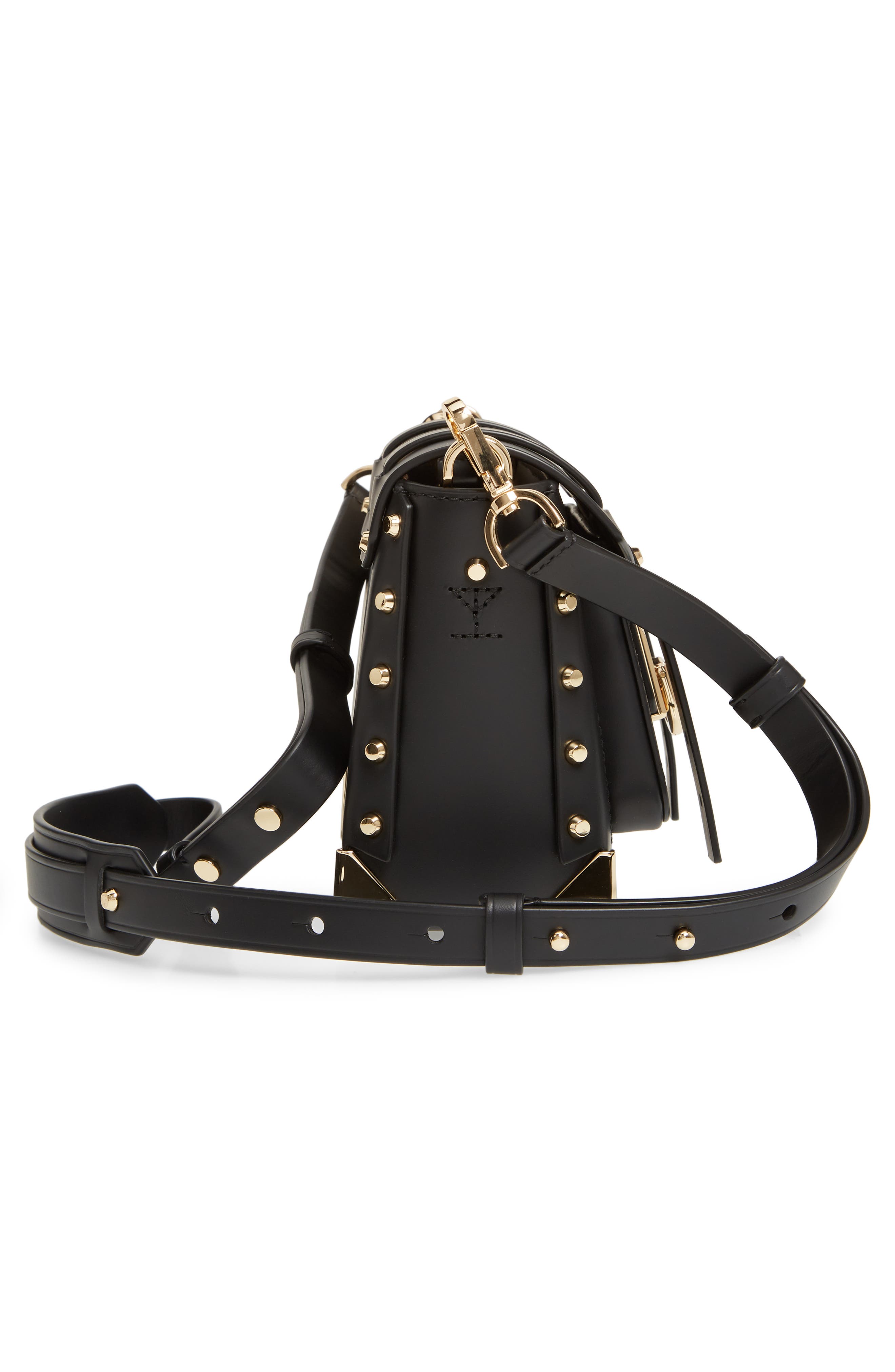 MICHAEL Michael Kors Small Manhattan Leather Crossbody Bag, Alternate, color, 