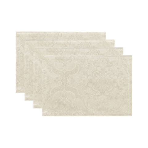 Caiden Elegance Damask Placemat, Set Of 4