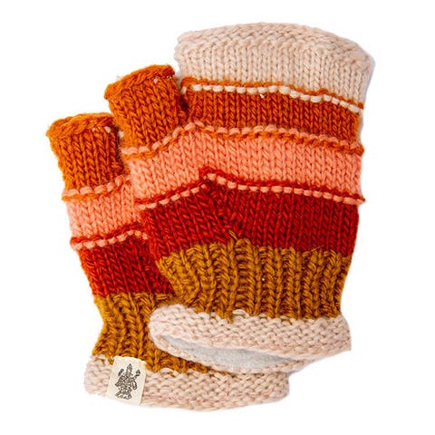 Short Cuff Fingerless Gloves