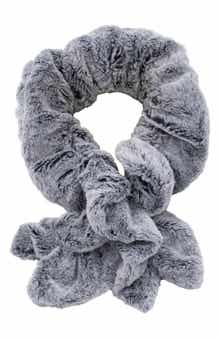 SURELL Faux Fur Ruffle Scarf