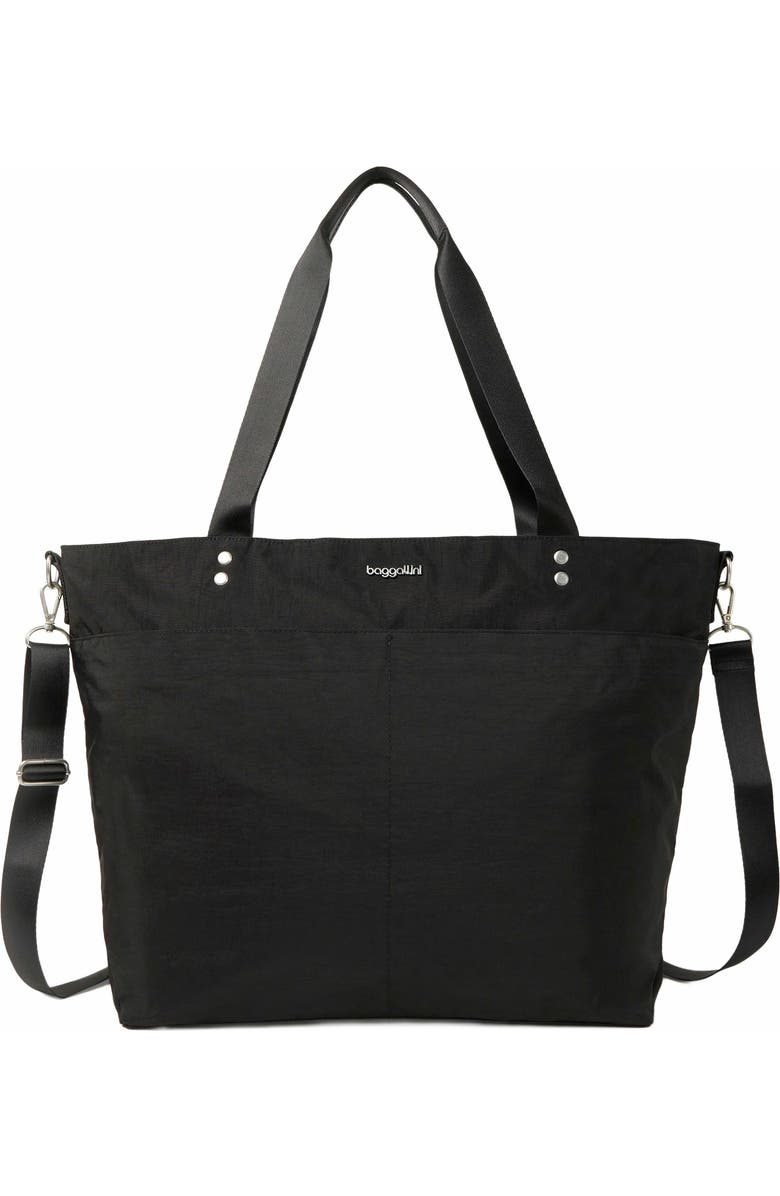 BAGGALLINI Large Carryall Weekender Tote Bag, Main, color, Black