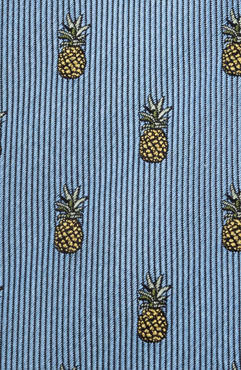 Cufflinks, Inc. Pineapple Silk Tie, Alternate, color, Blue