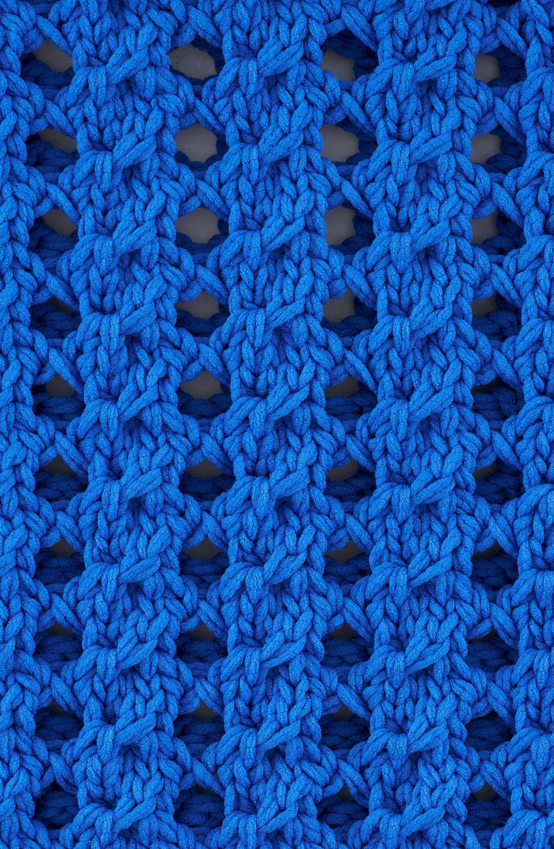 RM Rebecca Minkoff Open Knit Sweater, Alternate, color, Palace Blue