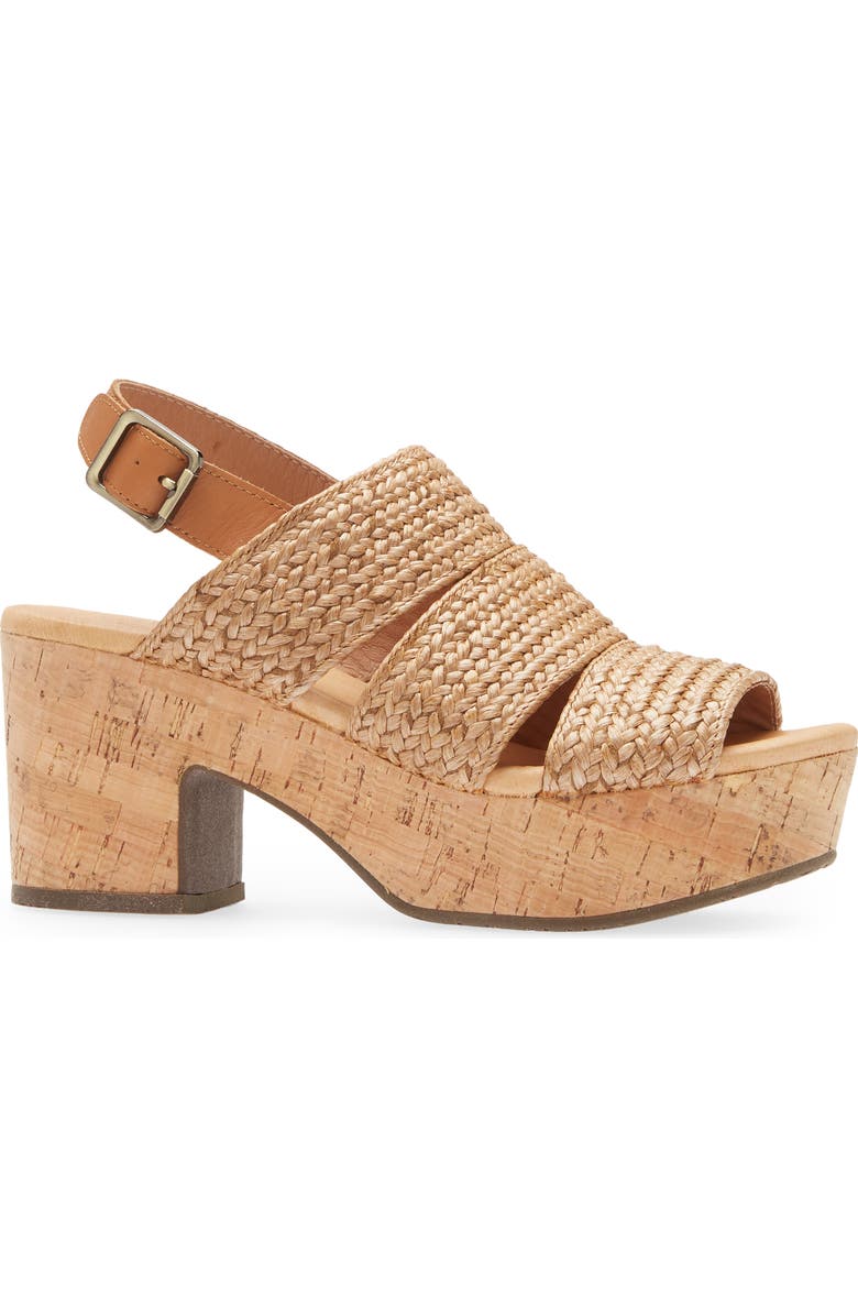 Chocolat Blu Galya Platform Sandal, Alternate, color, Natural Raffia