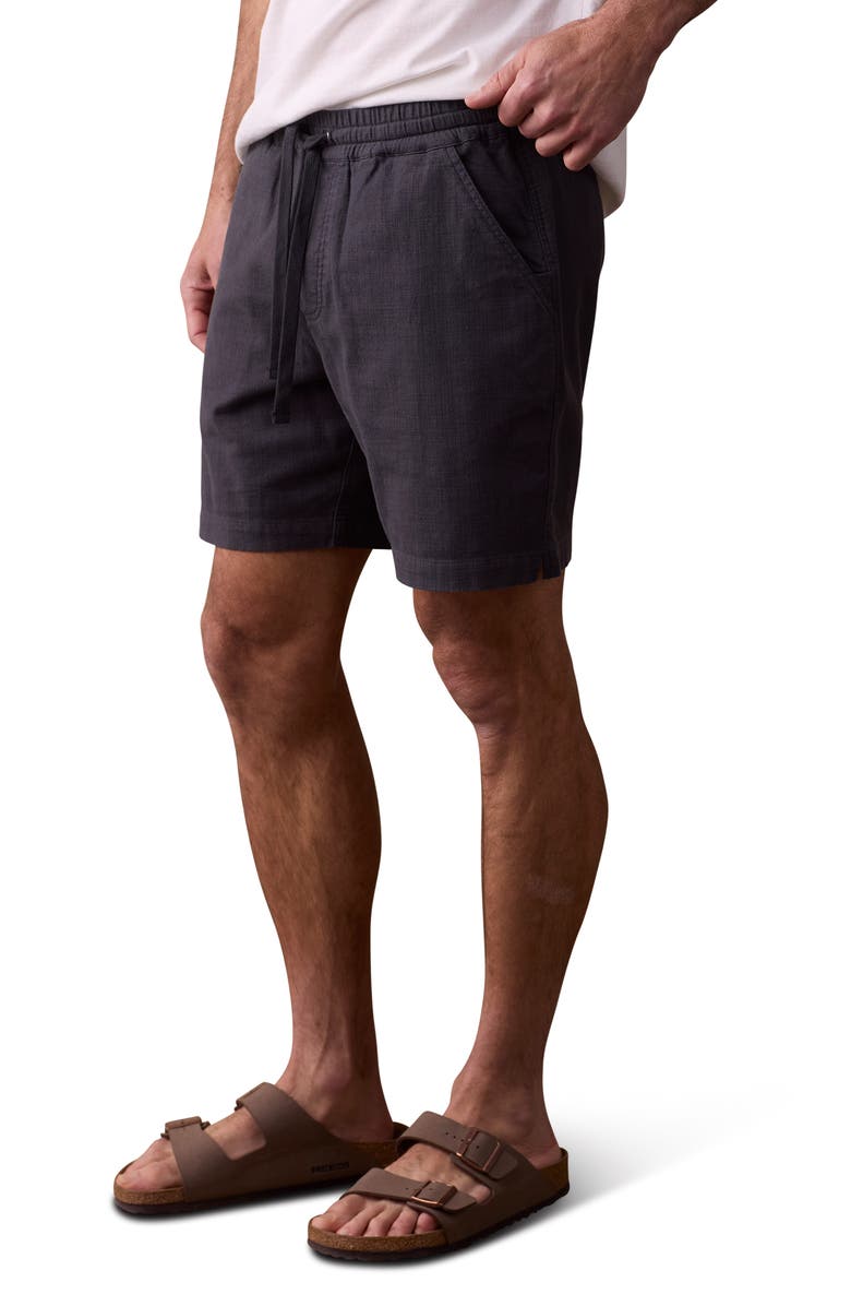 The Normal Brand Texstretch Summer Drawstring Stretch Cotton Shorts, Alternate, color, Storm