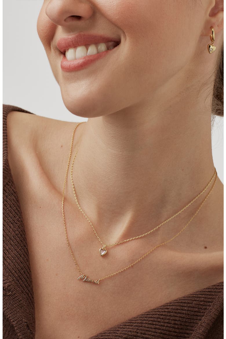 Mama Pendant Necklace, Alternate, color, GOLD