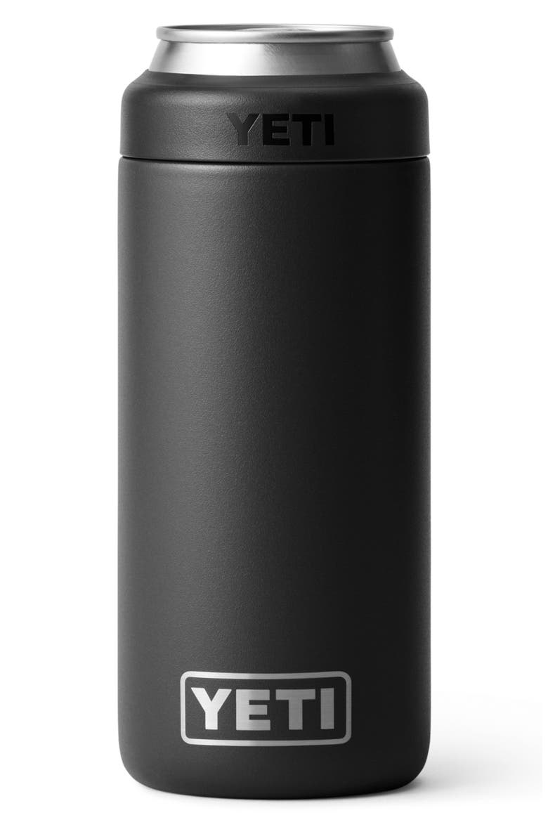 Rambler Colster 12-Ounce Slim Can Cooler, Main, color, BLACK
