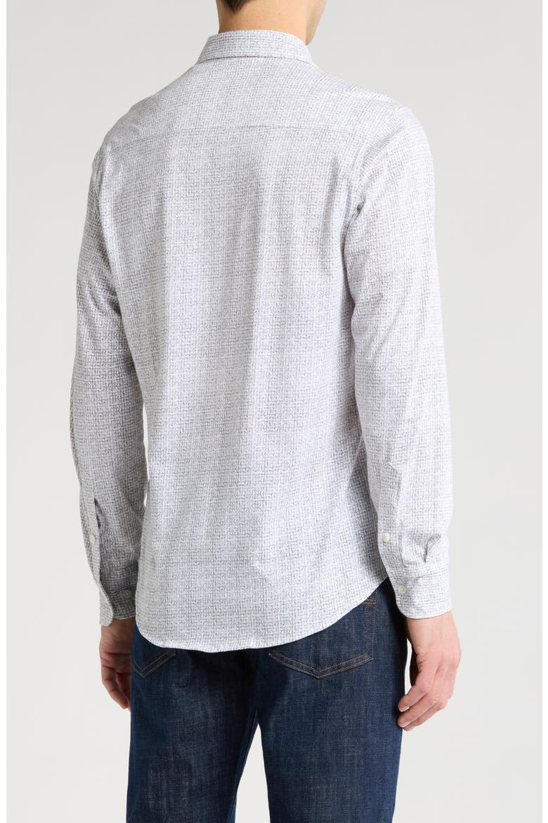Cambros Knit Button-Up Shirt, Alternate, color, WHITE