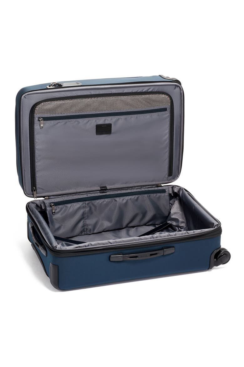 Merge 26-Inch Front Lid Recycled Dual Access 4-Wheel Packing Case, Alternate, color, NAVY