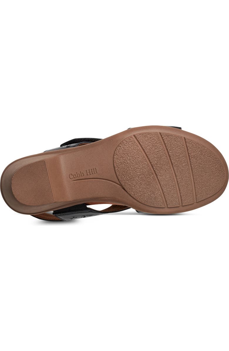 Rockport Cobb Hill Corria Slingback Sandal, Alternate, color, Black