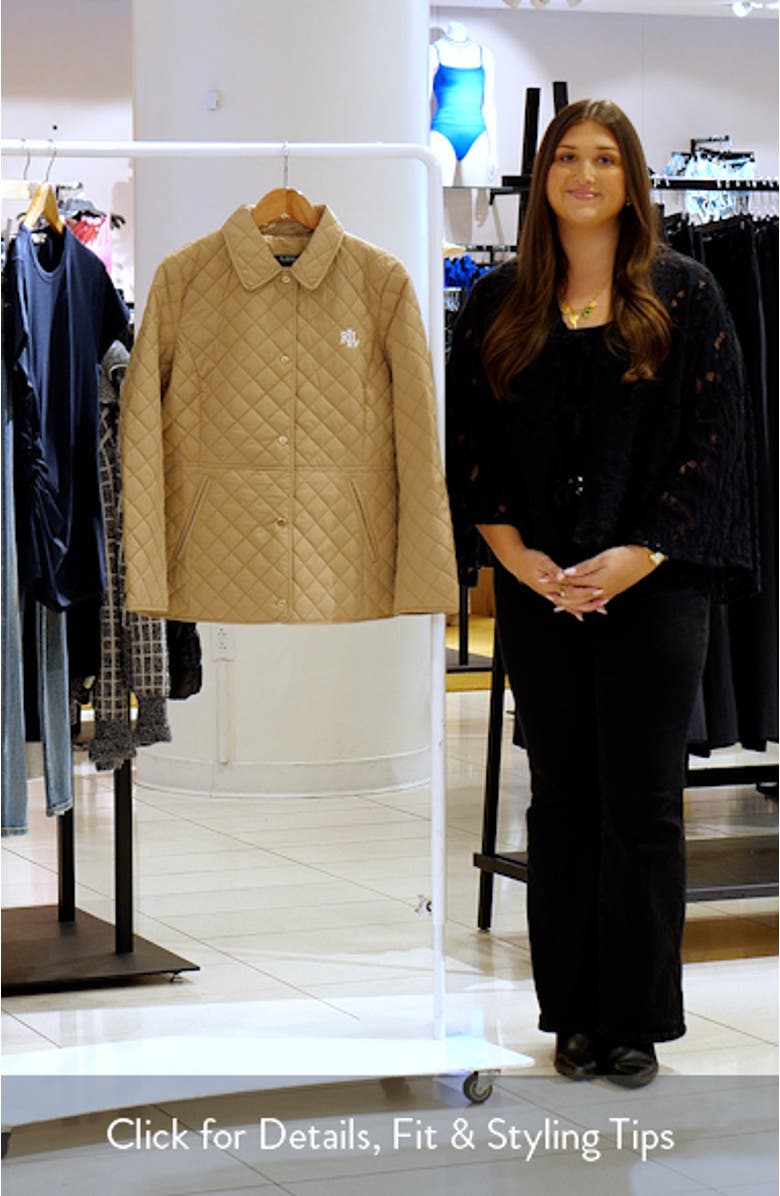 Diamond Quilted Jacket, sales video thumbnail