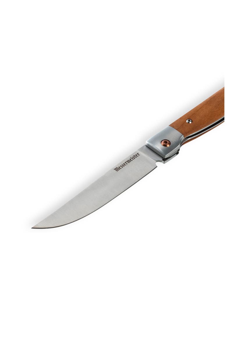 Folding Steak Knife 4 inches, Alternate, color, Maple