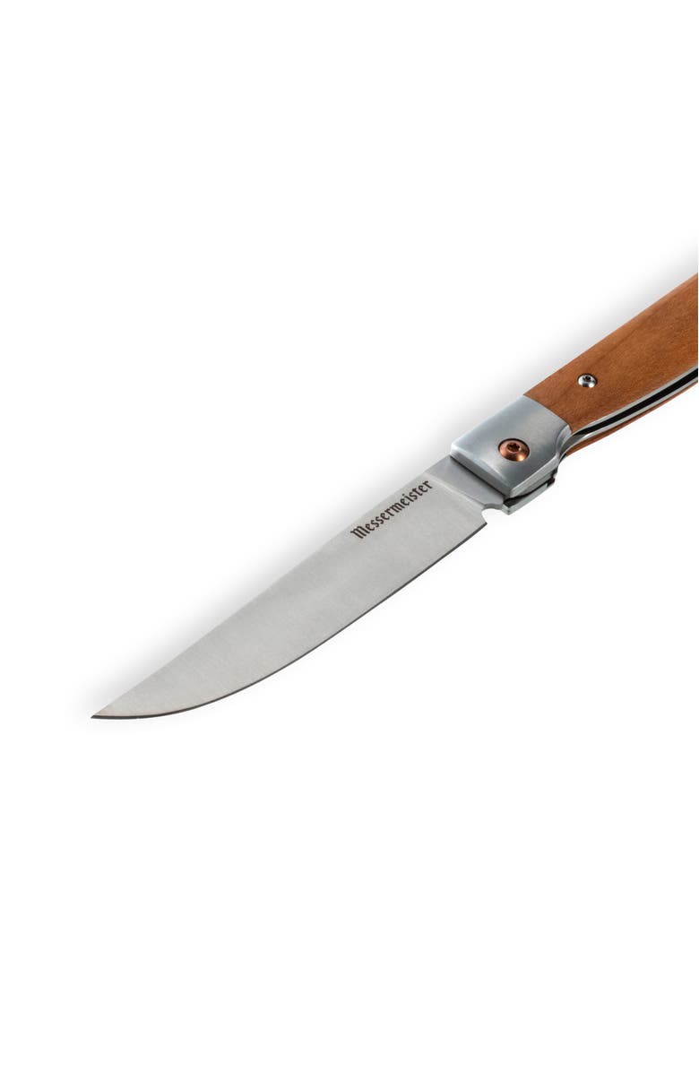 Messermeister Folding Steak Knife 4 inches, Alternate, color, Maple