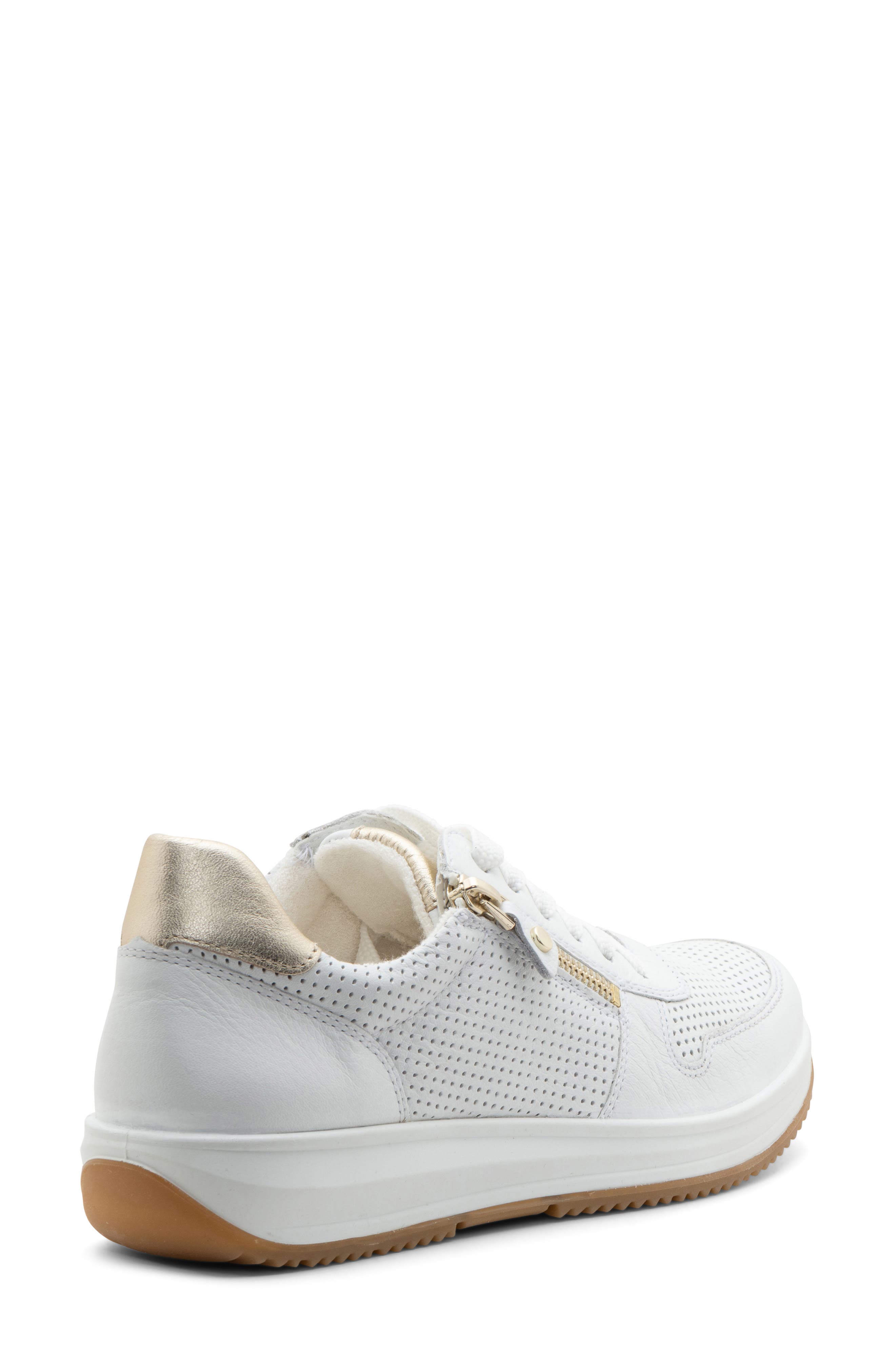 ara Opal Lace-Up Sneaker, Alternate, color, White