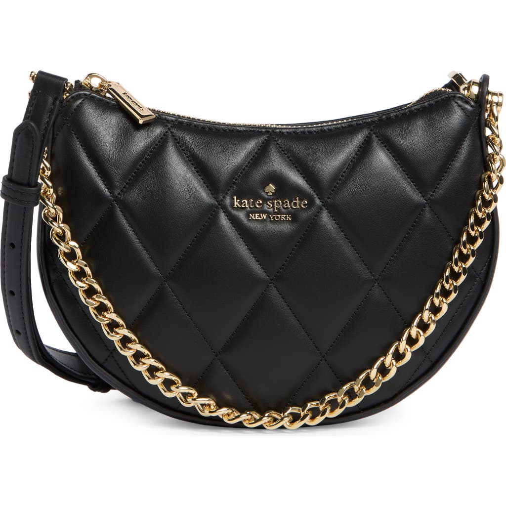 Kate Spade New York Carey Quilted Crossbody Bag In Black