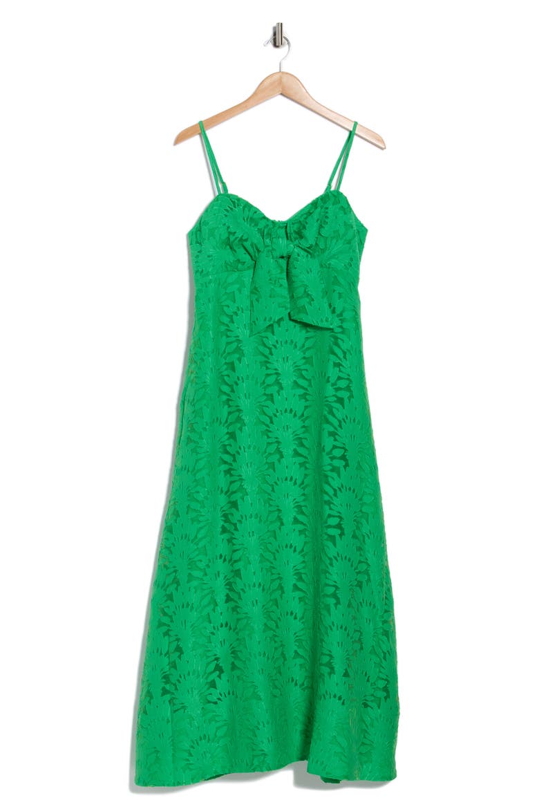 Sarahlynne Maxi Dress, Alternate, color, FAUNA GREEN PALM