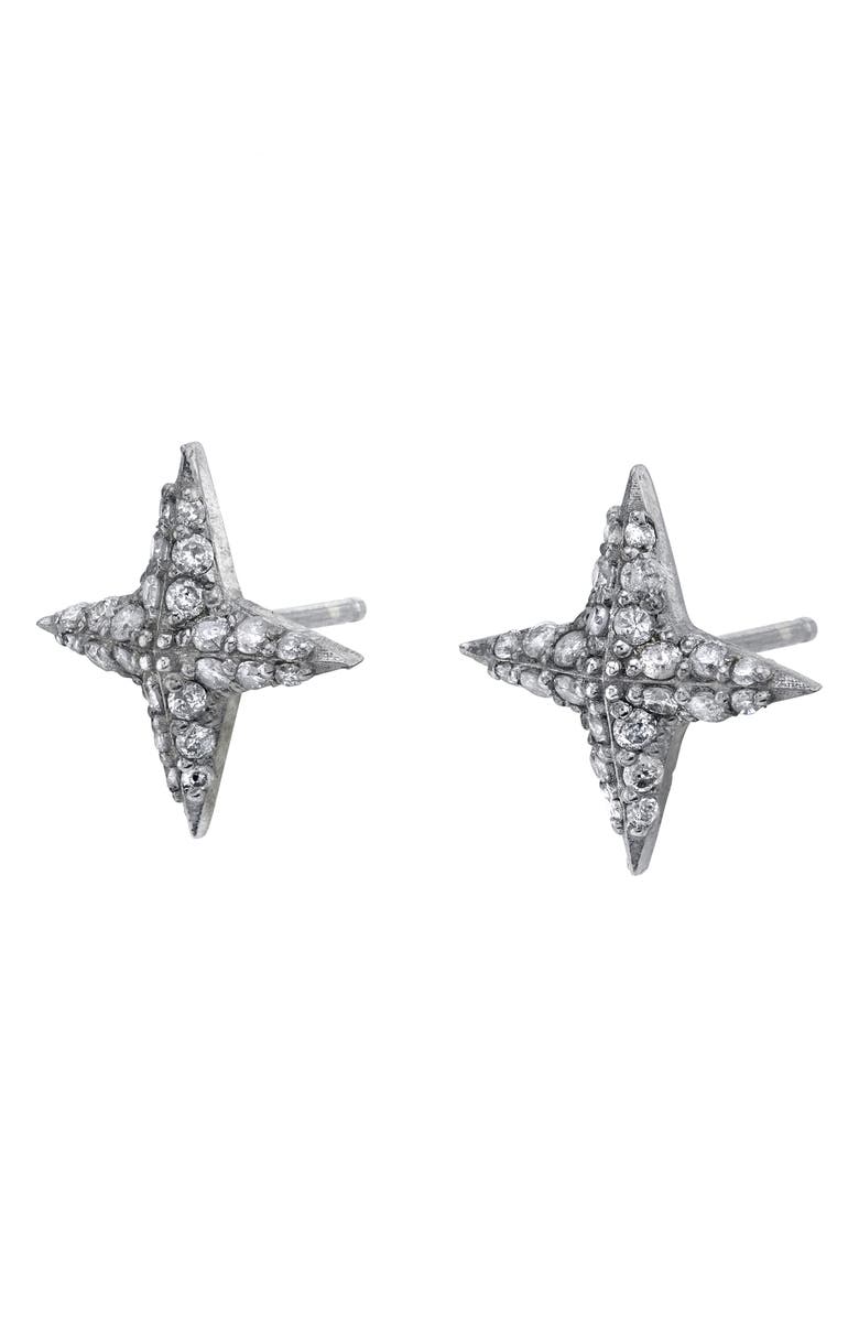 Sheryl Lowe Diamond Star Stud Earrings, Alternate, color, 
