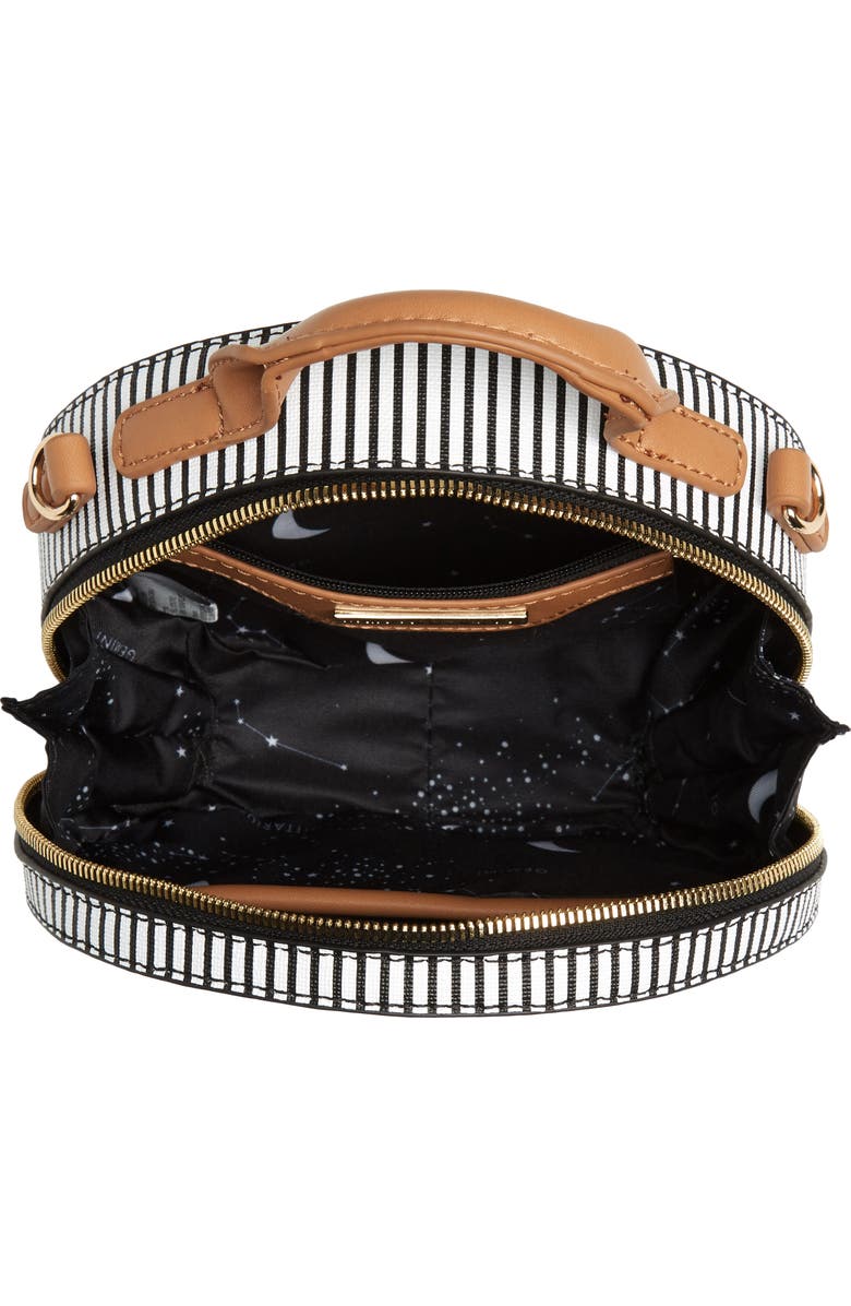 Malibu Skye Semi Round Faux Leather Bag, Alternate, color,