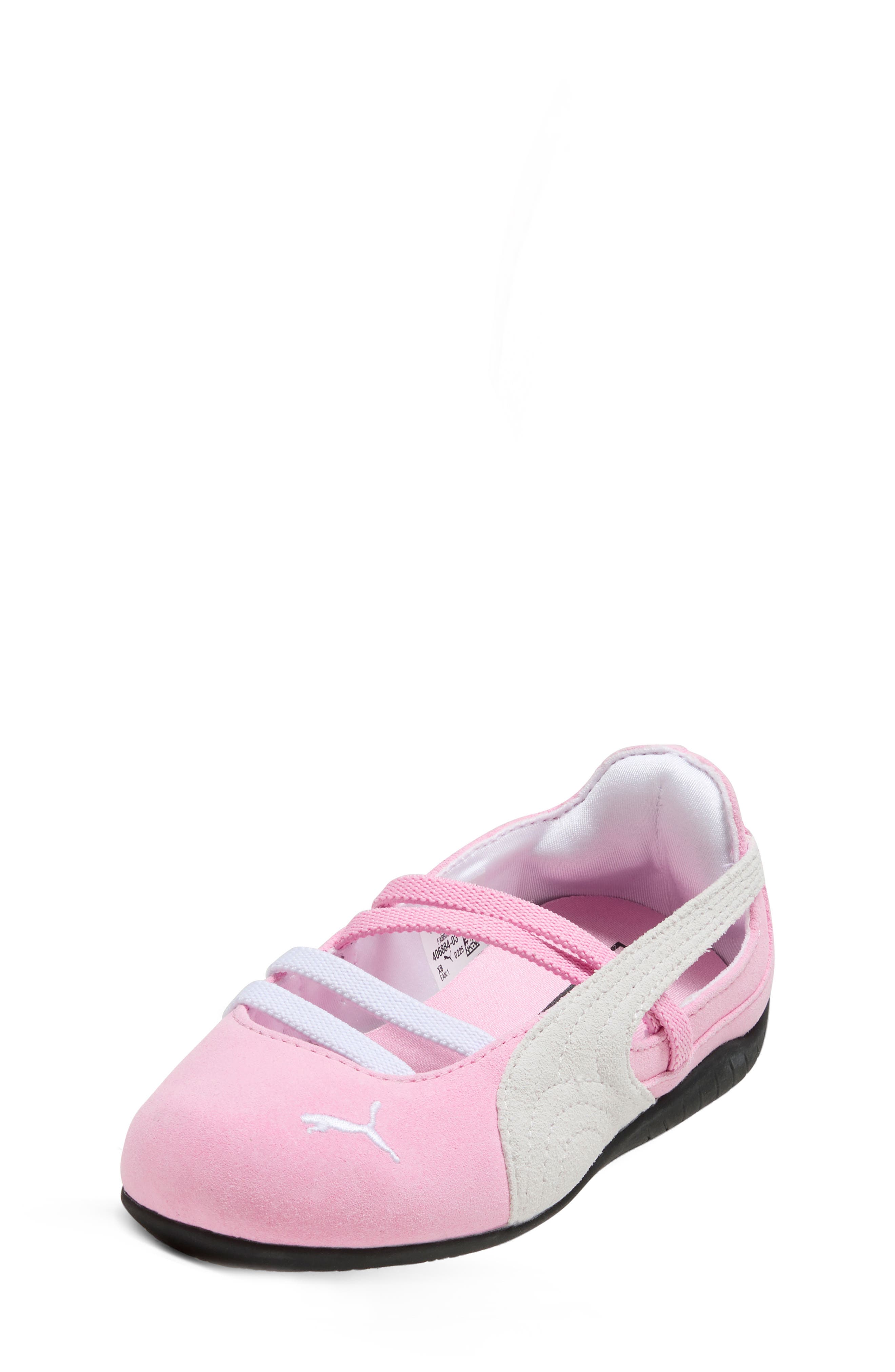 PUMA Kids
 Speedcat Ballet Sneaker, Main, color, Pink Shimmer/ Puma White