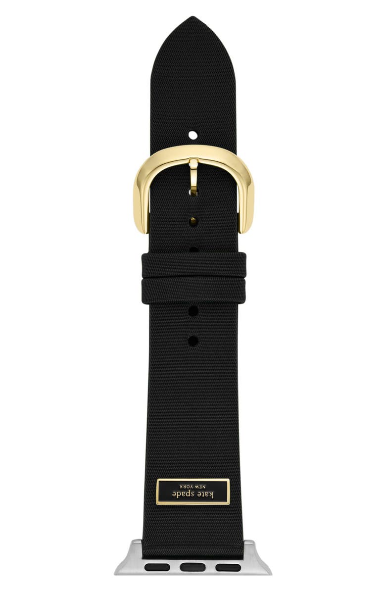 Kate Spade New York braided leather 20mm Apple Watch<sup>®</sup> watchband, Main, color, 