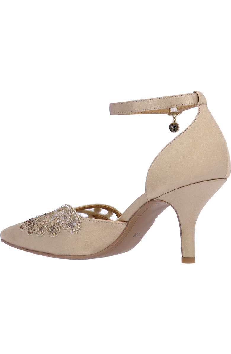 J. Reneé Isabetta Pointed Toe Pump, Alternate, color, Beige