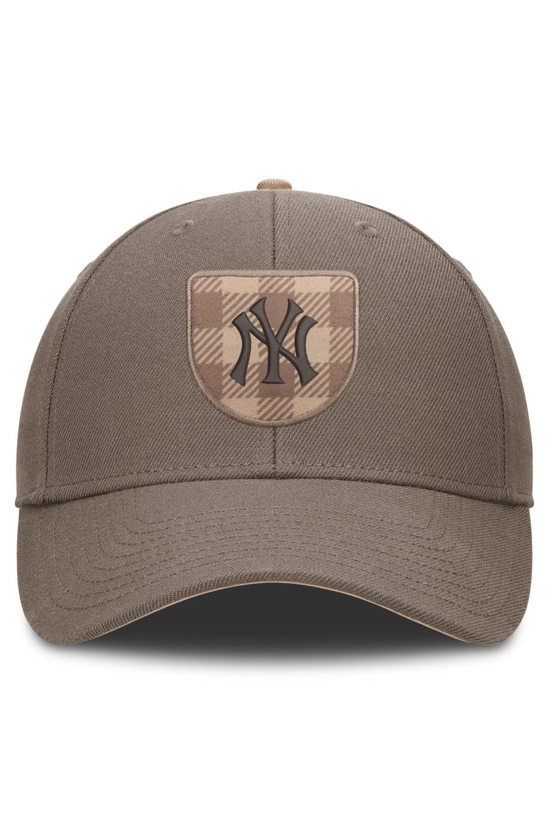 Men's Nike  Brown New York Yankees Statement Rise Adjustable Hat, Alternate, color, Brown