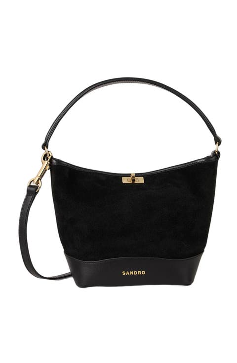 Tangoso mini suede and leather bag