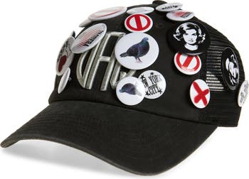 Vaquera Logo Embroidered Trucker Hat with Pins | Nordstrom Vaquera Logo Embroidered Trucker Hat with Pins | Nordstrom