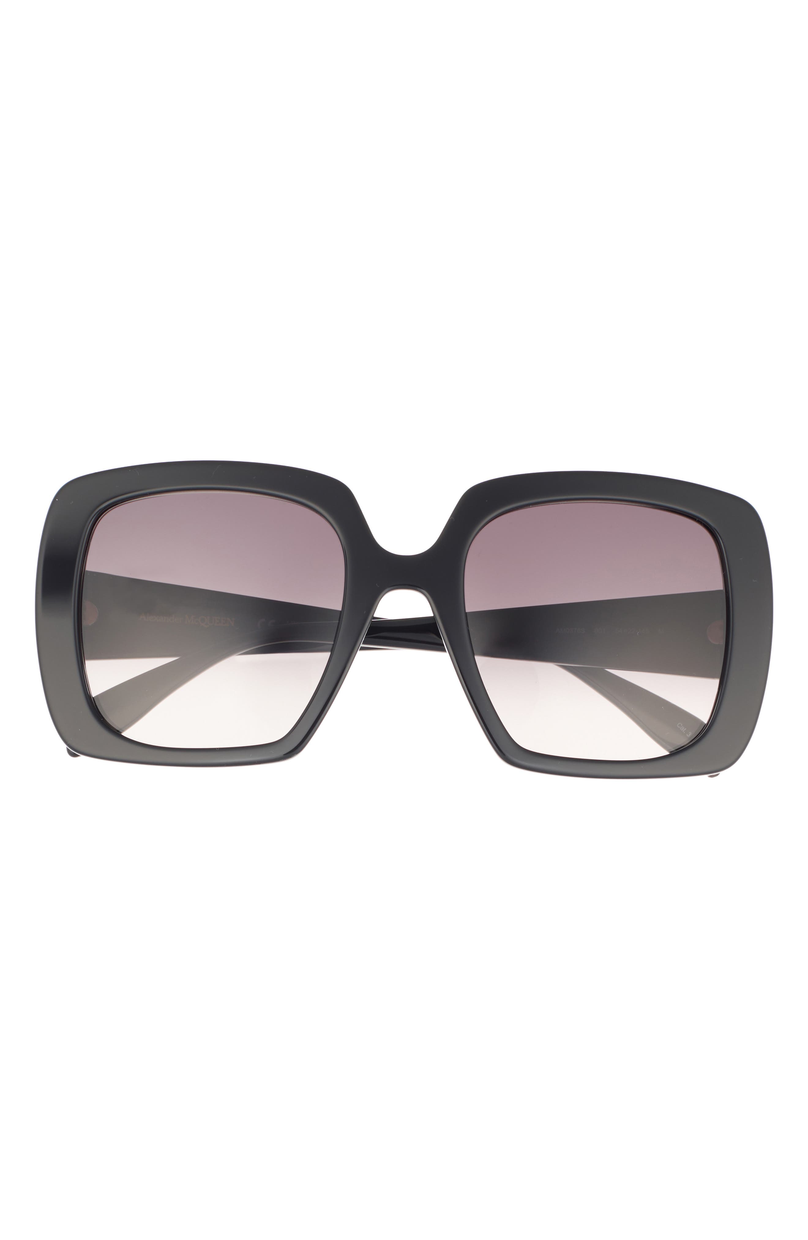 McQueen 54mm Square Sunglasses
